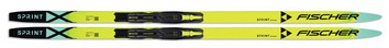 Лыжи беговые Fischer Twin Skin Sprint Mounted / Tour Step-In Jr IFP