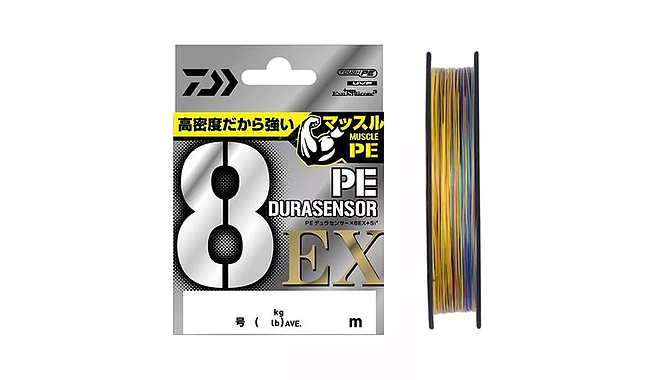 Шнур Daiwa PE Sensor X8EX 200 м 0,15 мм 6,8 кг - фото 1