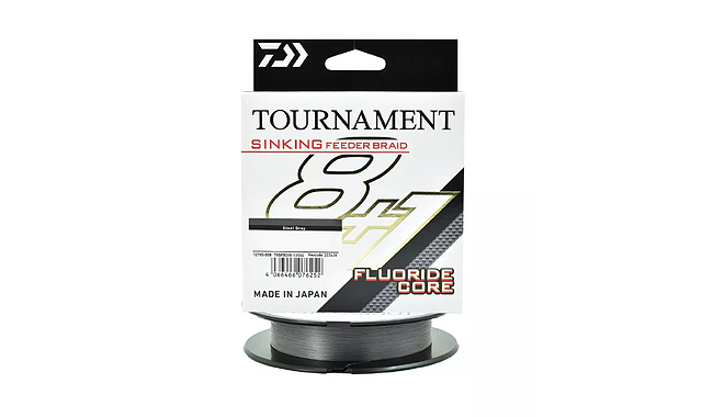 Шнур Daiwa Tournament Sinking Feeder Braid 8+1 135 м 0,14 мм 12,6 кг - фото 1