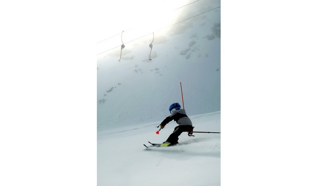 Лыжи горные Fischer The Curv Pro Jrs + FS 7 CA JRS - дополнительное фото 2