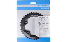 Звезда шатуна Shimano Deore FC-M6000-2 38T - дополнительное фото 1