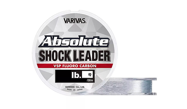 Флюорокарбон Varivas Absolute Shock Leader VSP 30 м 0,205 мм 2,72 кг - фото 1