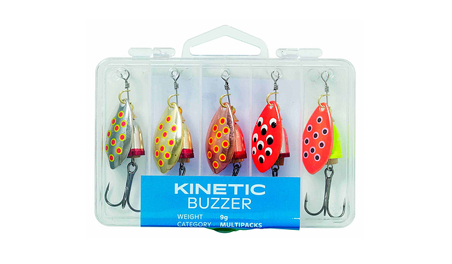 Набор Блесен Kinetic Buzzer 9 г 5 шт - фото 1