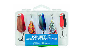 Набор Блесен Kinetic Higland Trout Mix 5 шт