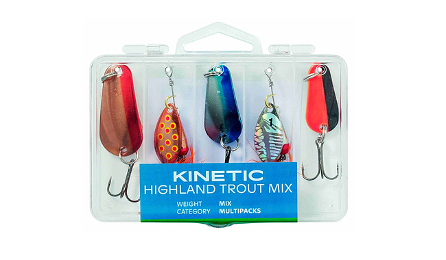 Набор Блесен Kinetic Higland Trout Mix 5 шт - фото 1