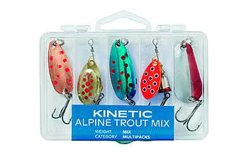 Набір Блесен Kinetic Trout Mix 5 шт