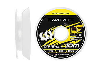 Флюорокарбон Favorite U1 FC 10 м 0,22 мм 3,46 кг
