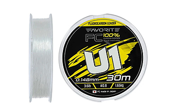 Флюорокарбон Favorite U1 FC 30 м 0,33 мм 7,25 кг