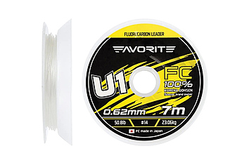 Флюорокарбон Favorite U1 FC 7 м 0,66 мм 26,87 кг