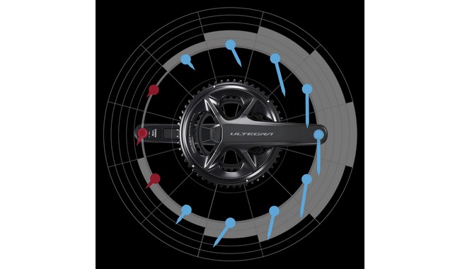 Шатуни Shimano Ultegra FC-R8100-P 165 мм - дополнительное фото 7