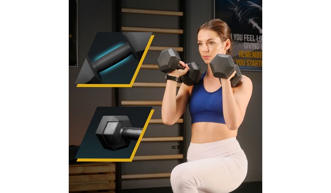 Гантелі Trex Sport TX-004CD 2x4 кг - дополнительное фото 1