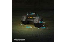Гантелі Trex Sport TX-003CD 2x3 кг - дополнительное фото 4