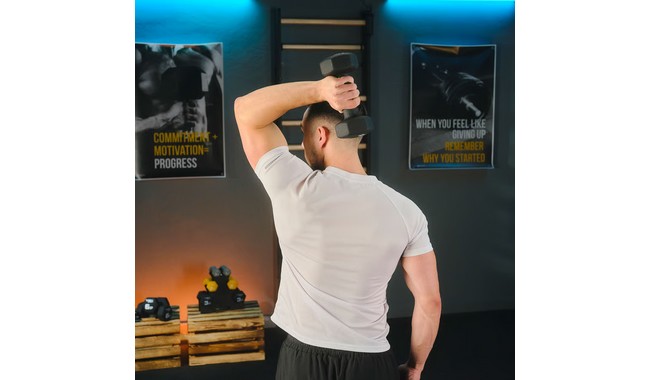 Гантелі Trex Sport TX-010VD 2x10 кг - дополнительное фото 3