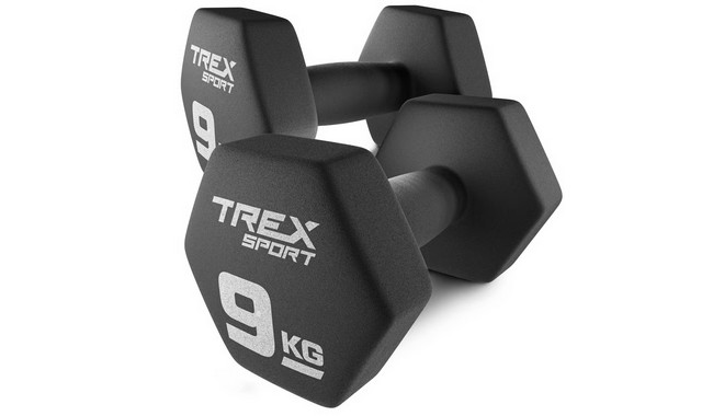 Гантелі Trex Sport TX-090VD 2x9 кг - фото 1
