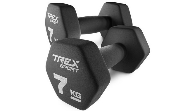 Гантелі Trex Sport TX-070VD 2x7 кг - фото 1