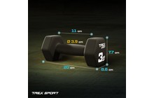 Гантели Trex Sport TX-030VD 2x3 кг - дополнительное фото 2