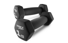 Гантелі Trex Sport TX-010VD 2x1 кг - фото 1