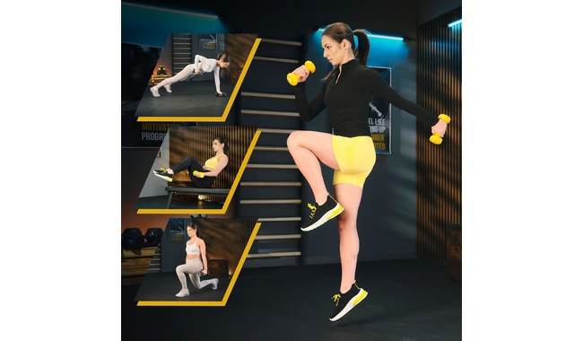 Набор гантелей Trex Sport TX-V120VS с подставкой 12 кг - дополнительное фото 3