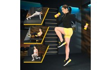 Набор гантелей Trex Sport TX-V120VS с подставкой 12 кг - дополнительное фото 3