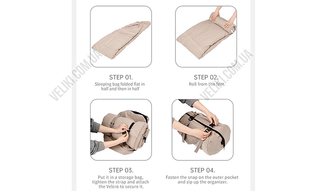 Спальний мішок Naturehike PS200 220 см L - дополнительное фото 6